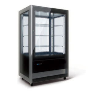 Armoire réfrigérée 4 faces vitrées de prestige