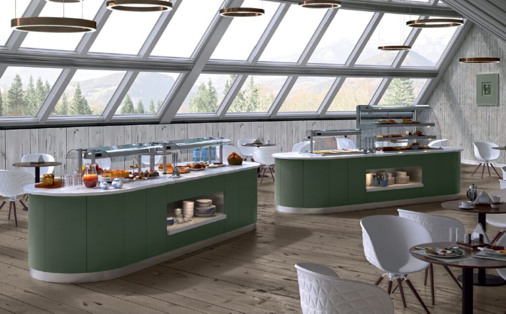 Buffets réfrigérés (hôtel-restaurant-petit déjeuner)