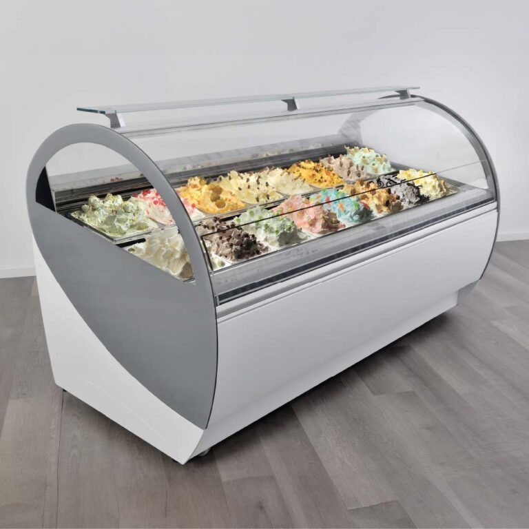 Vitrine à crèmes glacés réfrigérée
