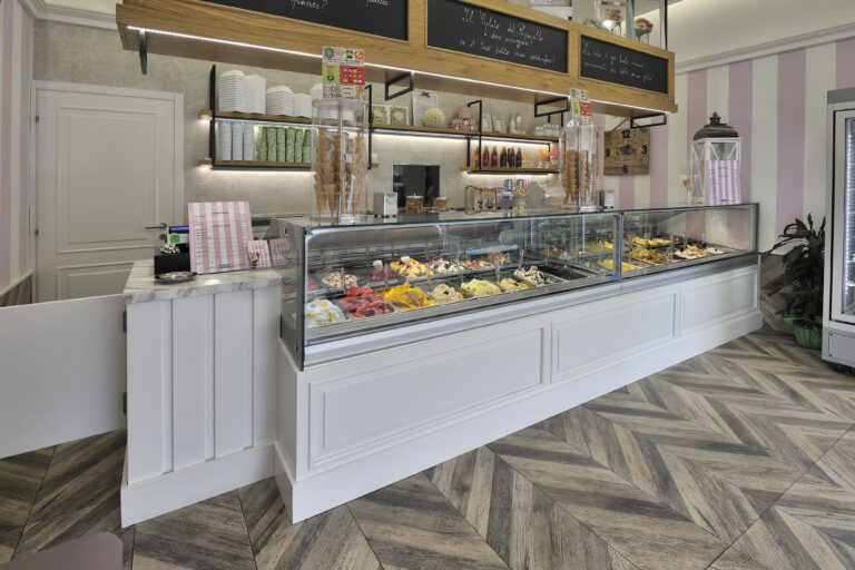 Vitrine à glace réfrigérée