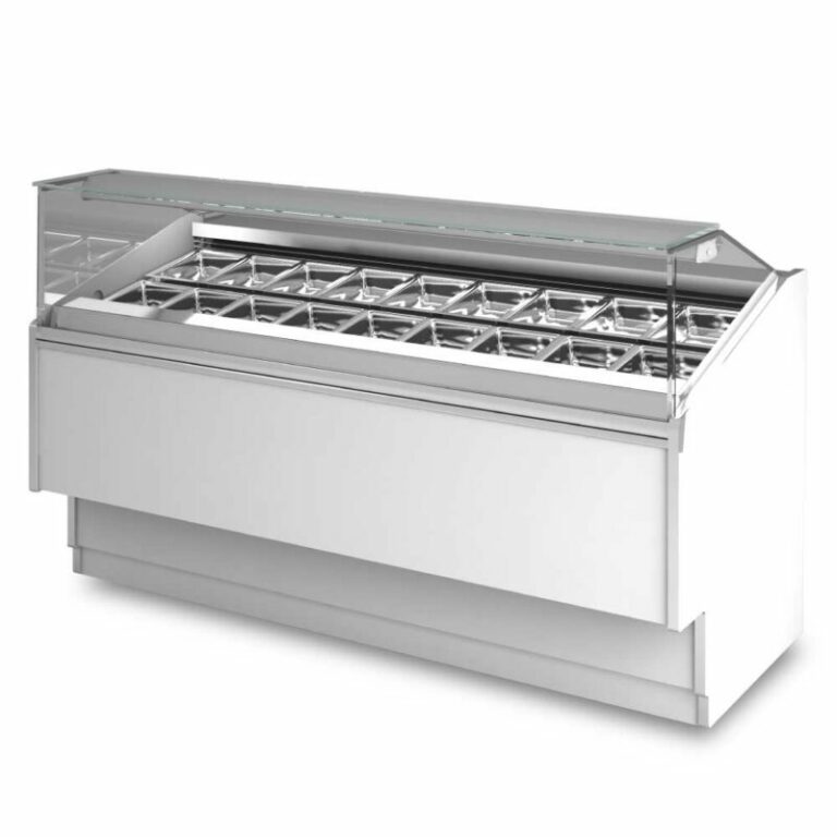 Vitrine pour les crèmes glacées