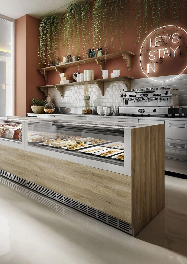 Vitrine professionnelle pour glaces
