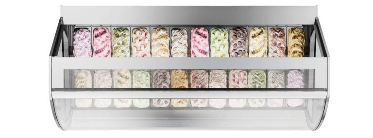 Vitrine réfrigérée à glaces